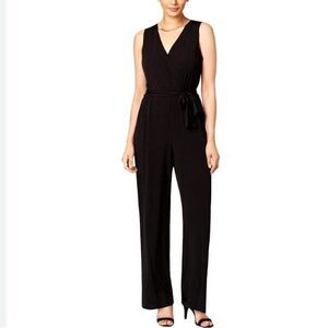 Elegant NY Collection Black Jumpsuit Sz Small